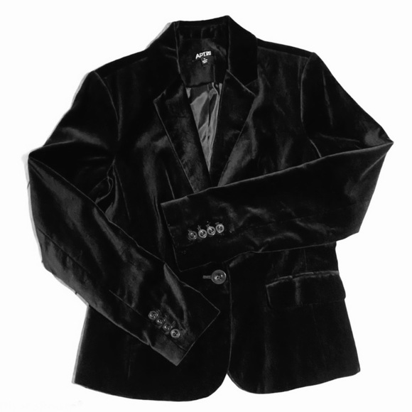 𝐀𝐏𝐓.9 Velvet Blazer - Picture 1 of 8